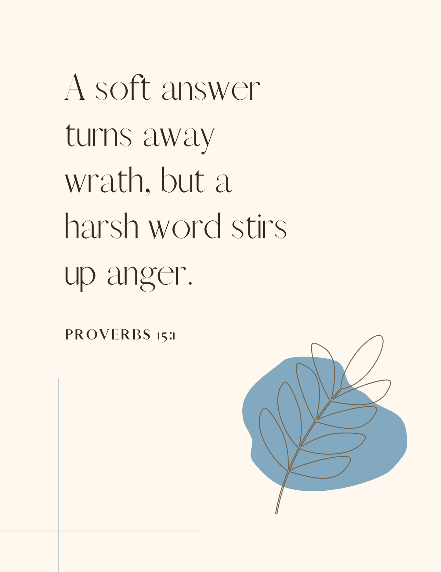 What’s That Verse? – Proverbs 15:1