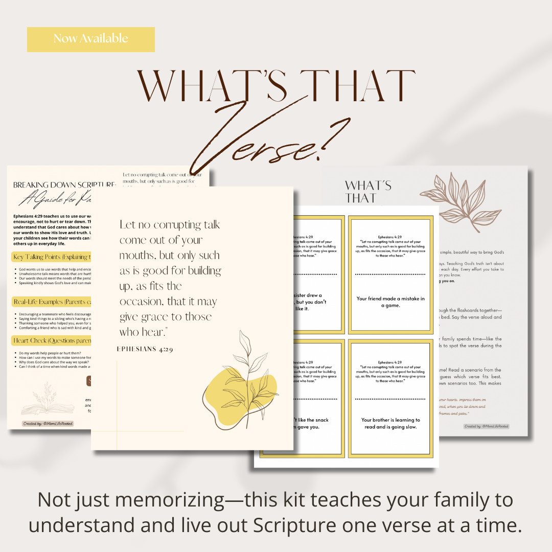 What’s That Verse? – Ephesians 4:29