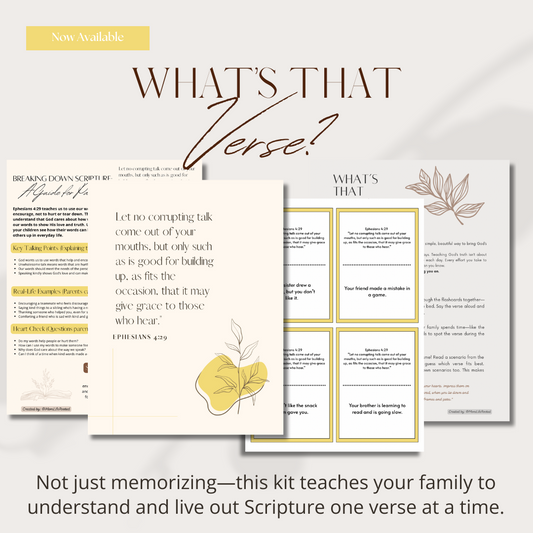 What’s That Verse? – Ephesians 4:29