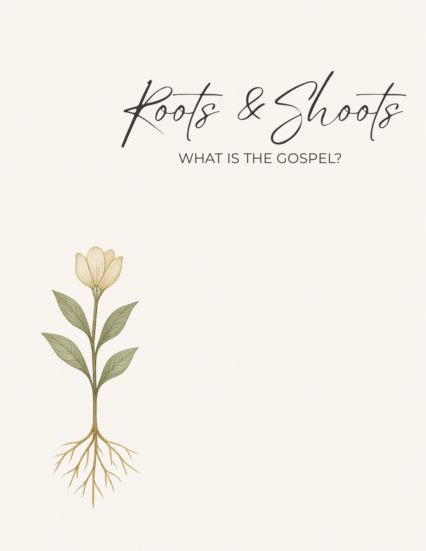 Roots & Shoots: What Is the Gospel? (5-Day Devotional for Moms + Kids)