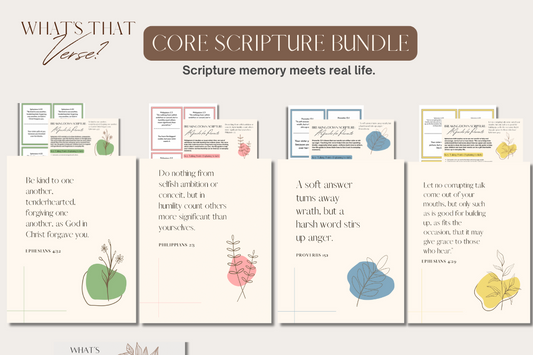 What’s That Verse? – Core Scripture Bundle (4 Kits in 1)