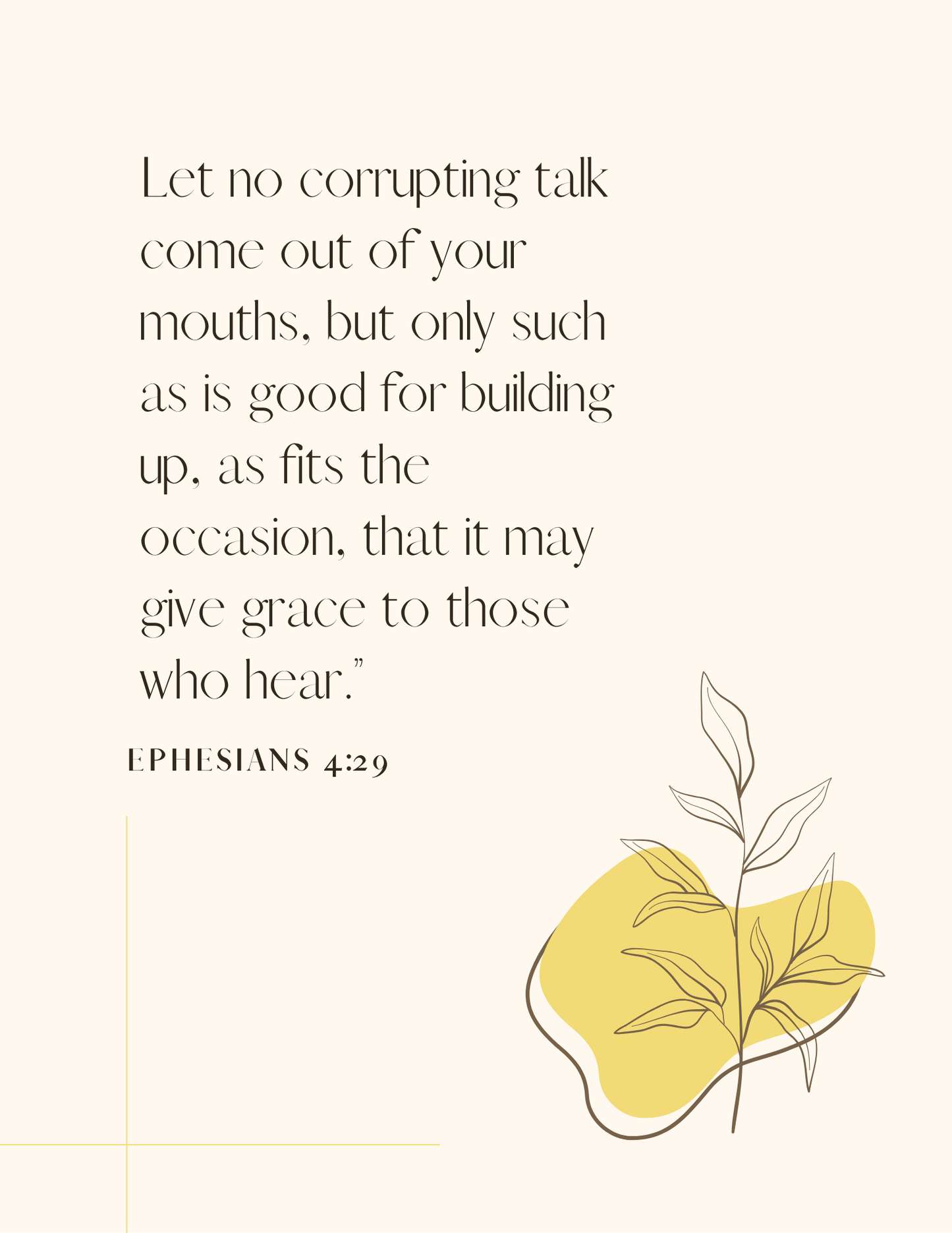 What’s That Verse? – Ephesians 4:29