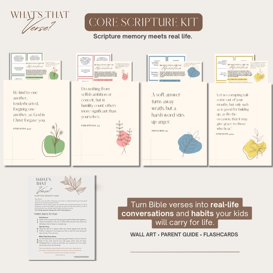 What’s That Verse? – Core Scripture Bundle (4 Kits in 1)