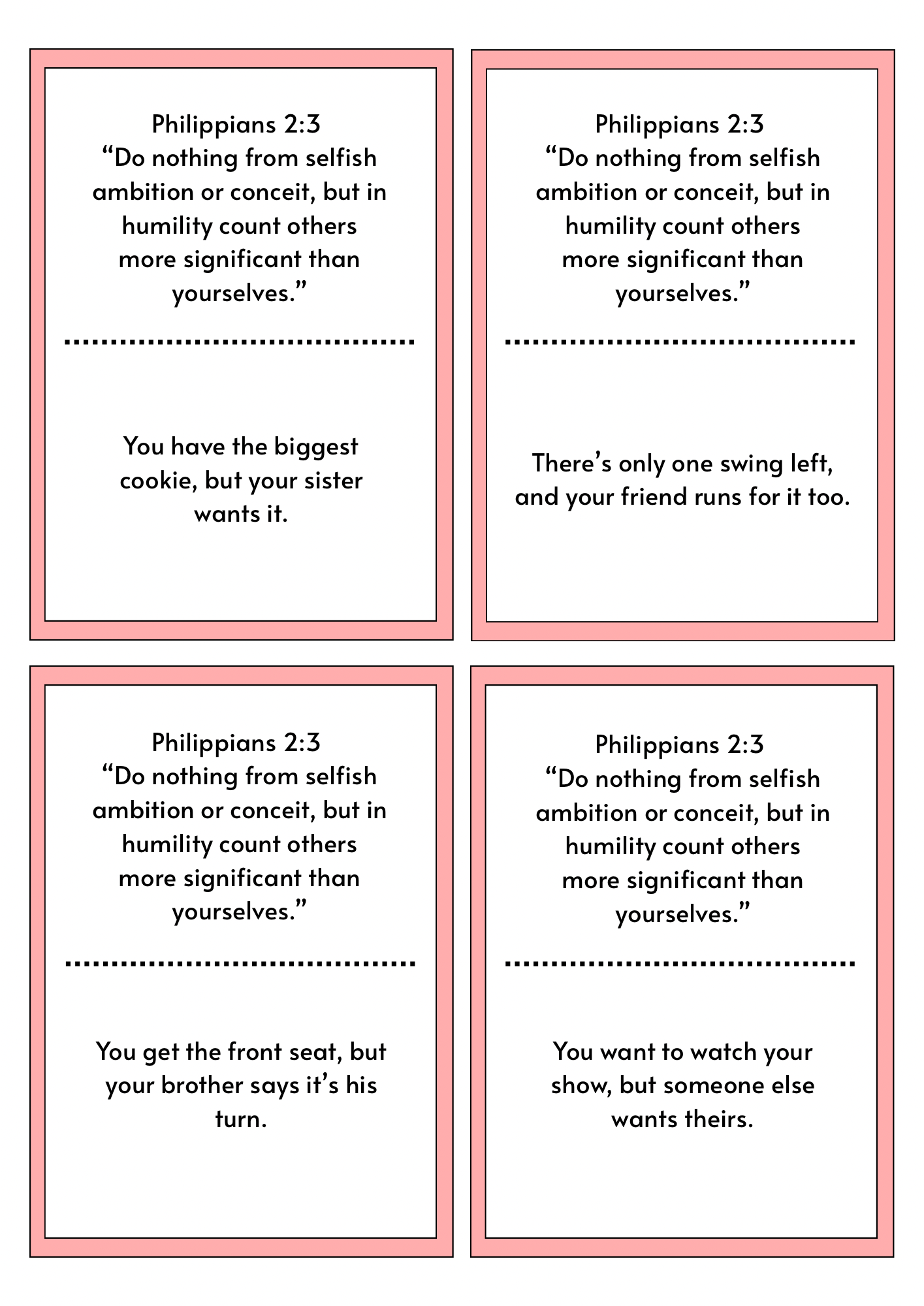 What’s That Verse? – Philippians 2:3