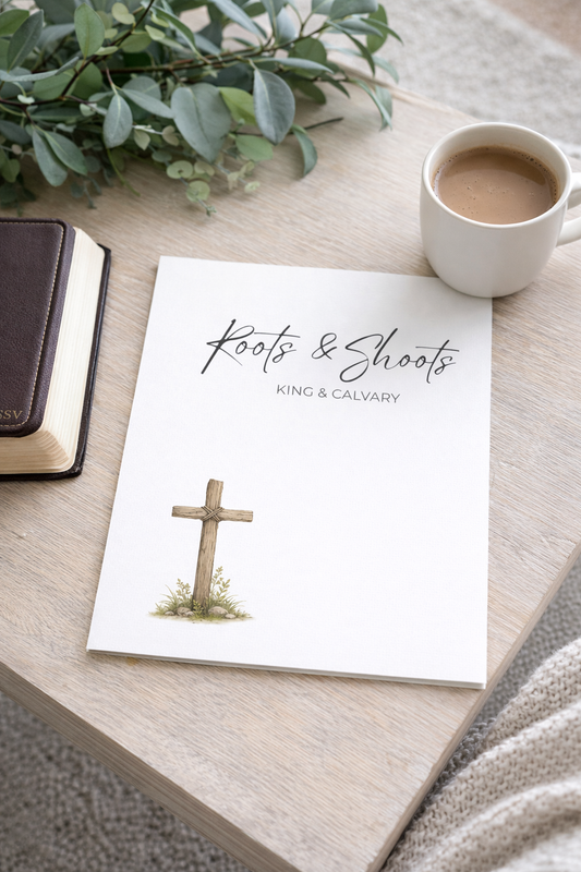 Roots & Shoots: King & Calvary (7-Day Easter Devotional for Moms + Kids)